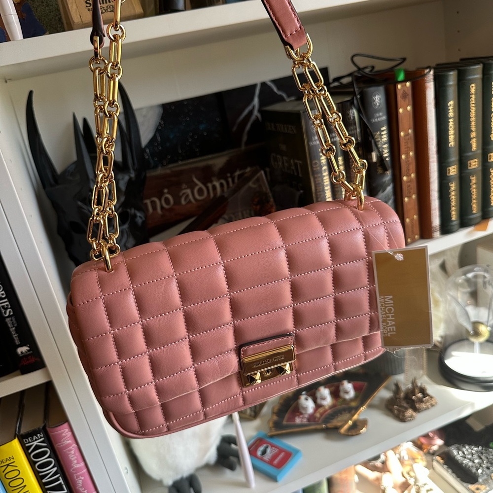 NWT-Michael Kors crossbody and shoulder bag- color pink